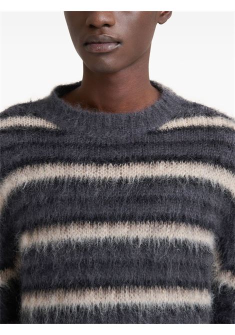 maglione mohair uomo grigio scuro MARNI | GCMG0161Q0 UFU174RGN77